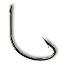 Mustad Wide Gap Hook Black _ Size 2 _ 10 Pack.webp