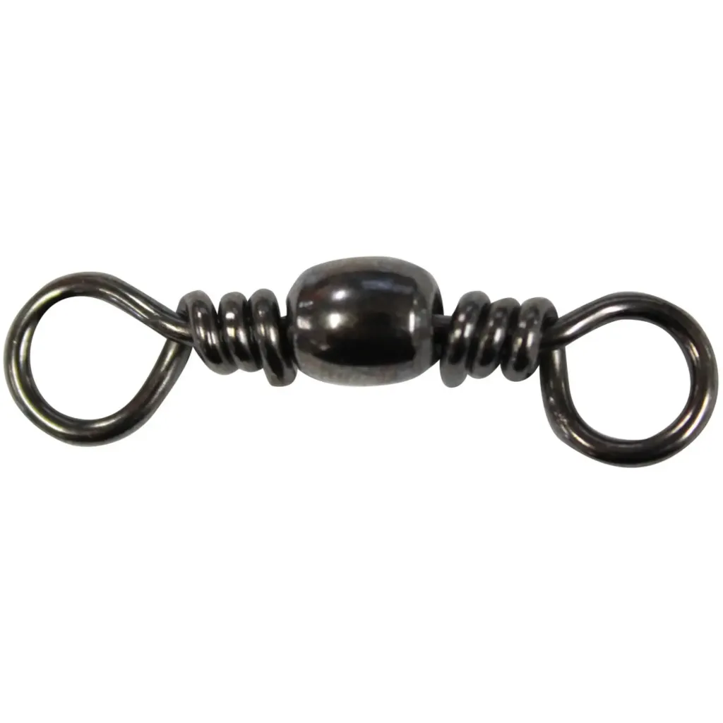 Mustad Barrel Swivel Black _ Size 14 _ 22lb-10kg _ 10 Pack.webp