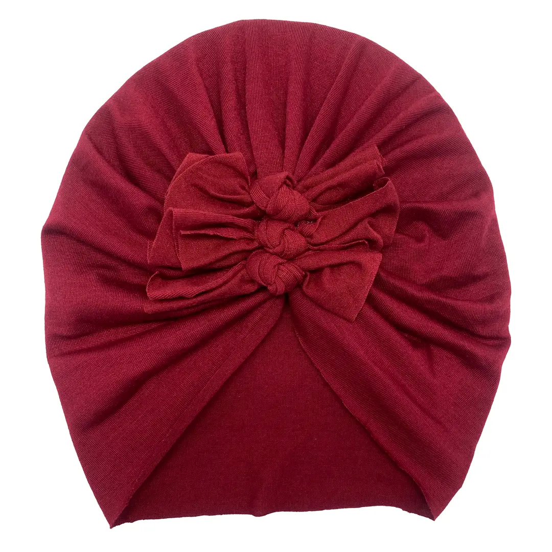 Baby Turbans Little Scrunch (Dark Red)