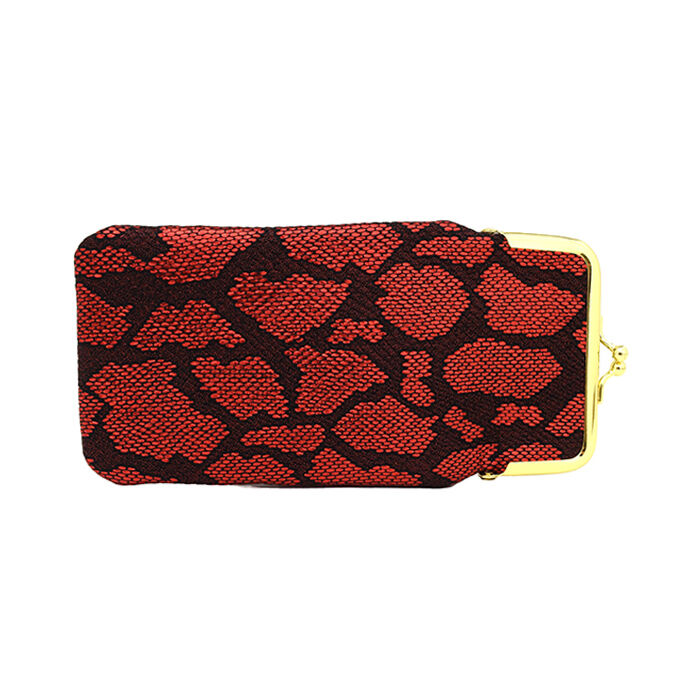 BrightEyes VCS9934 Snake Skin Metal Clip Case Blue (Black/Red)
