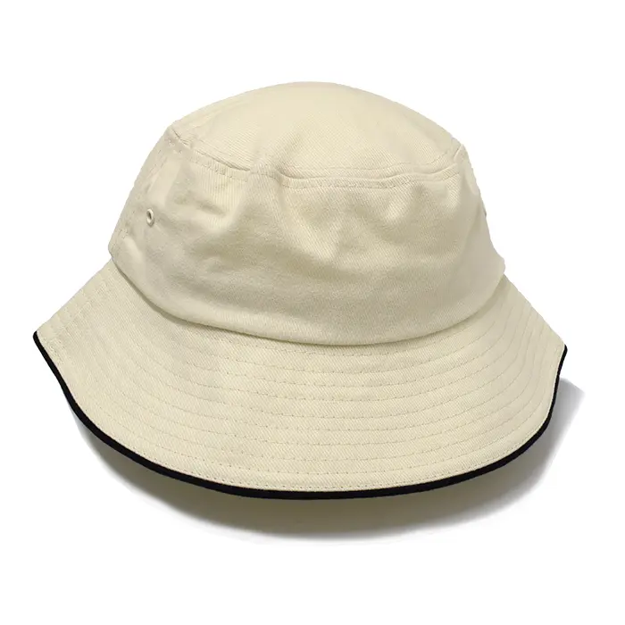 [9337217007753] Urban Zoo AH695 Bucket Hat (Natural/Navy, S/M)
