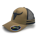 Urban Zoo West Village 109 5 Panel Trucker Longhorn Bull Blue/White OSFM