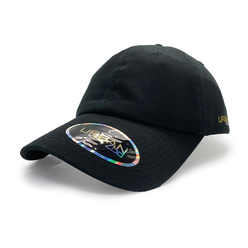 Urban Zoo Yonkers 106 Dad Cap w/ Cloth Strap Navy OSFA (Black)