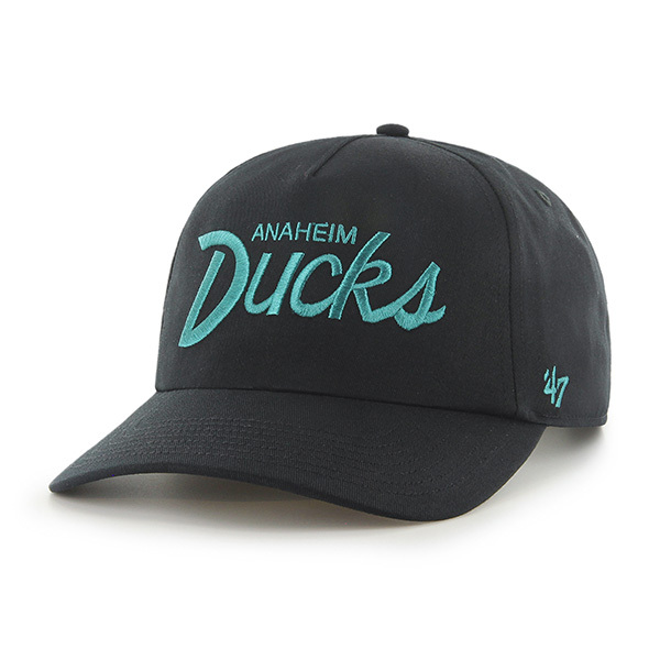 47 Brand Anaheim Ducks Nantasket Script Captain DTR Black OSFM