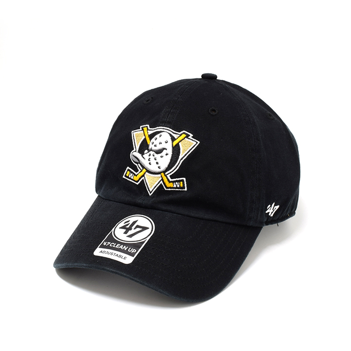 47 Brand Anaheim Ducks Clean Up Black OSFM