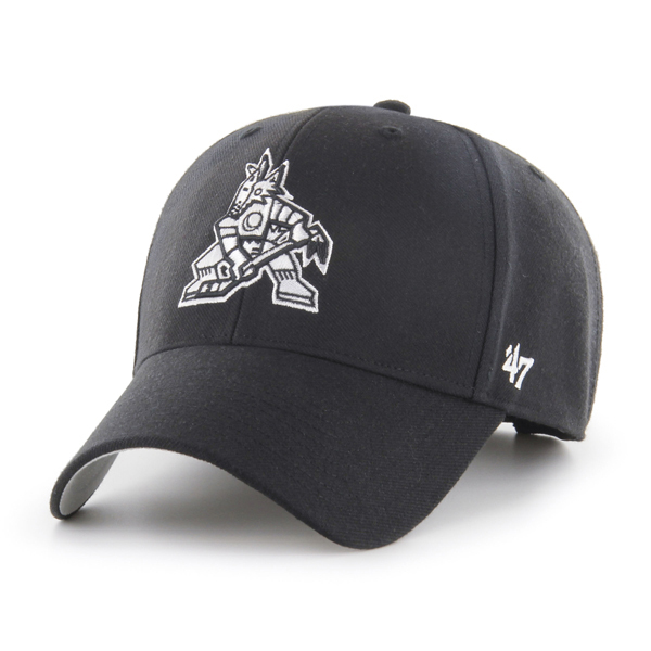 47 Brand Arizona Coyotes MVP Black/White OSFM
