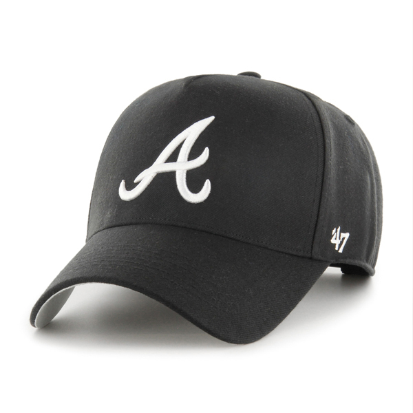 47 Brand Atlanta Braves Core MVP DT Black/White OSFM