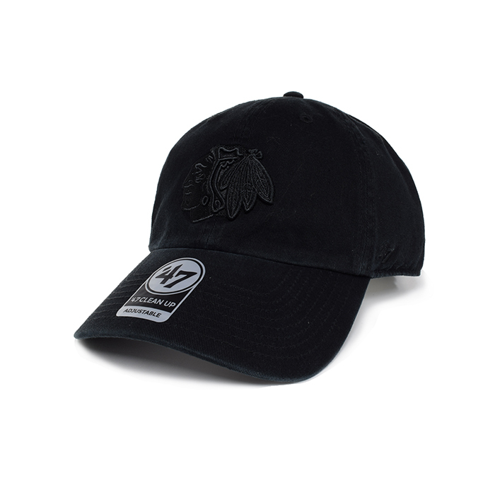 47 Brand Chicago Blackhawks Clean Up Black/Black