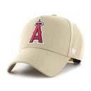 47 Brand Los Angeles Angels MVP DT Snapback MLB Khaki/Red OSFM B-REPDT04WBP-KH