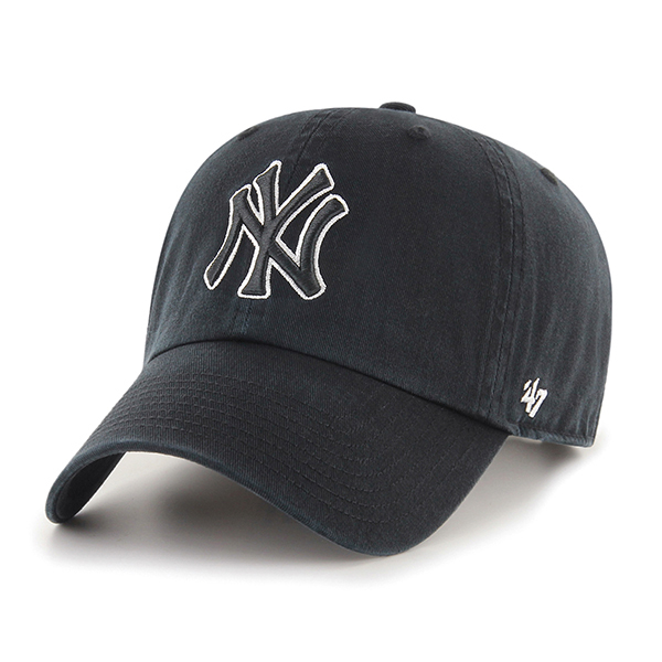 47 Brand New York Yankees Clean Up Black/White OSFM