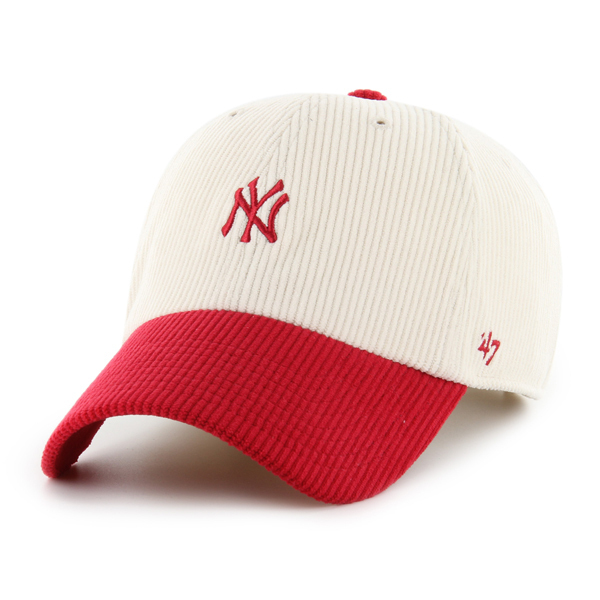 47 Brand New York Yankees Clean Up Cord Base Runner Natural/Red OSFM