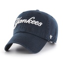 47 Brand New York Yankees Clean Up Script Navy OSFM