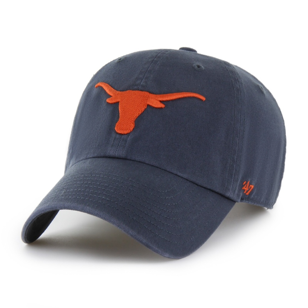 47 Brand Texas Longhorns Clean Up Vintage Navy OSFM
