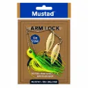 Mustad Arm Lock Spinner Bait Fishing Lure w Double Willow Blades | 14g | Lime Chart