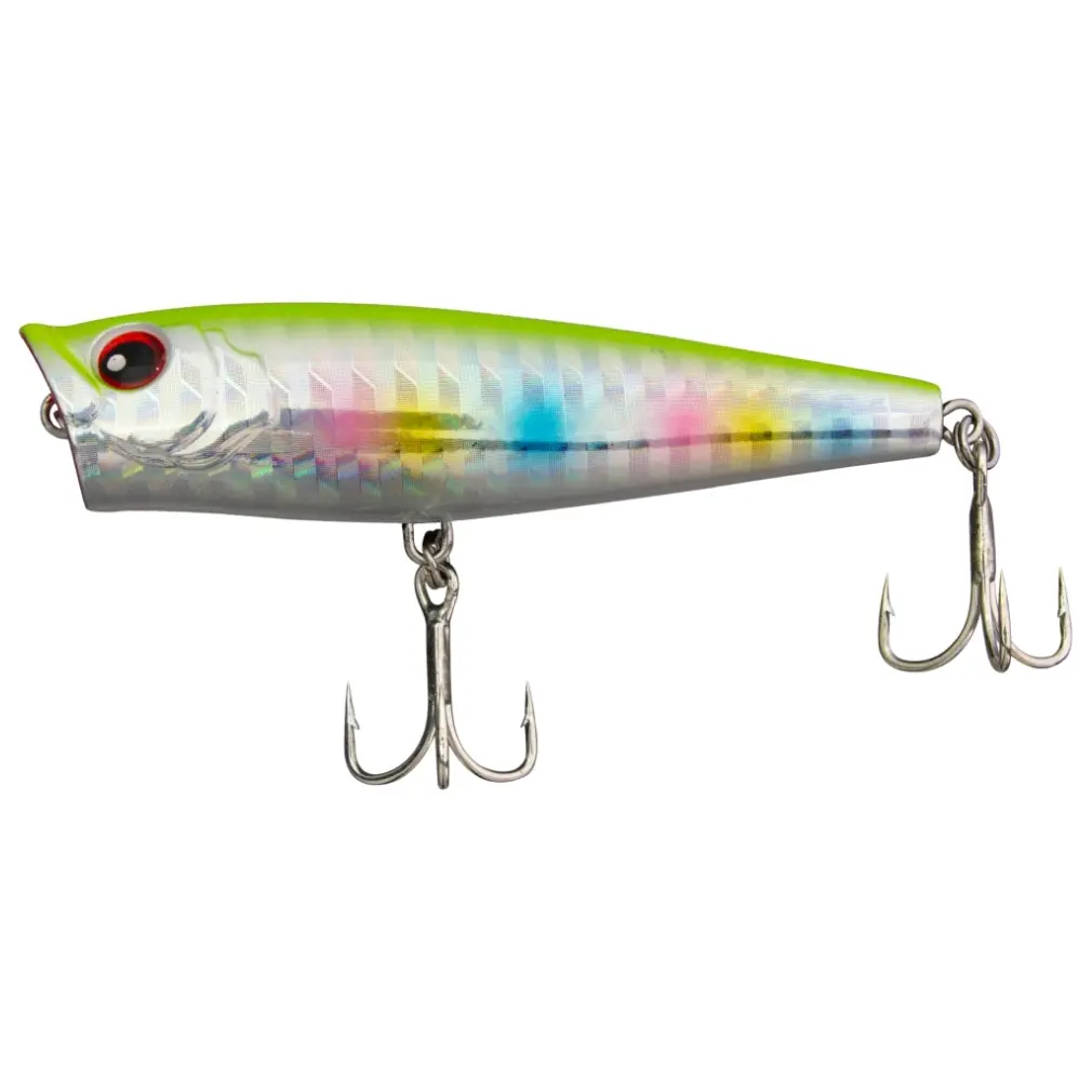 [8887113478627] FishArt Dynamite Topwater Popper Fishing Lure | 68mm 7g | Yellow Candy