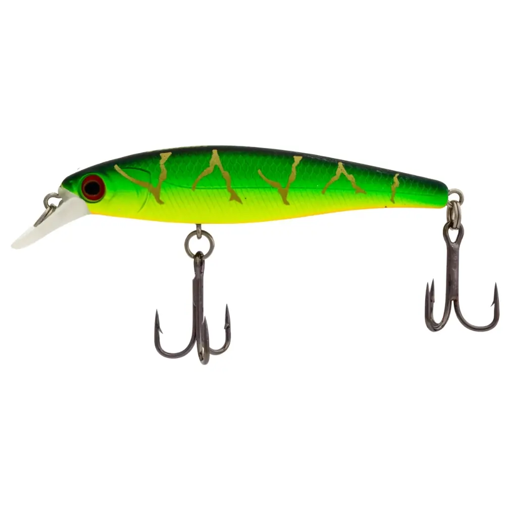 [8887113478368] FishArt Jerkin' Shad Suspending Fishing Lure | 83mm 10g | Fire Tiger