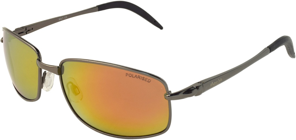 Mangrove Jacks Bolt C3 Gunmetal / Red Revo Polarised Lenses