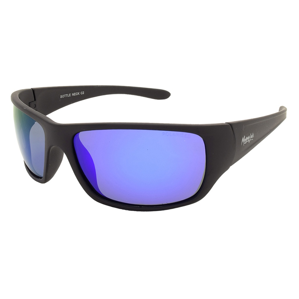 Mangrove Jacks Bottle Neck C2 Black / Blue Revo Polarised Lenses
