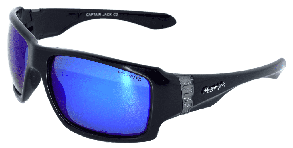 Mangrove Jacks Captain Jack C2 Black / Blue Revo Polarised Lenses