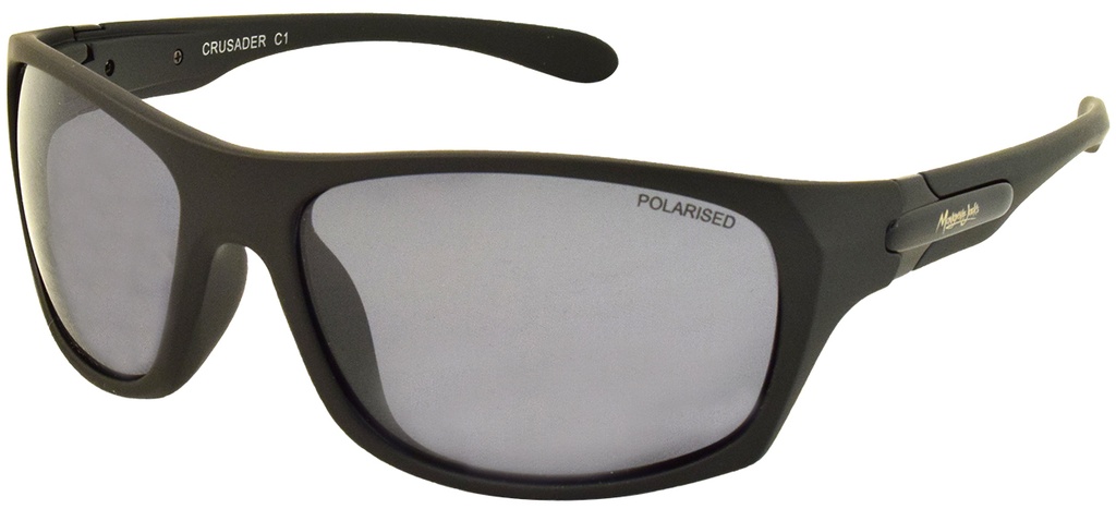 Mangrove Jacks Crusader C1 Matte Black / Smoke Polarised Lenses