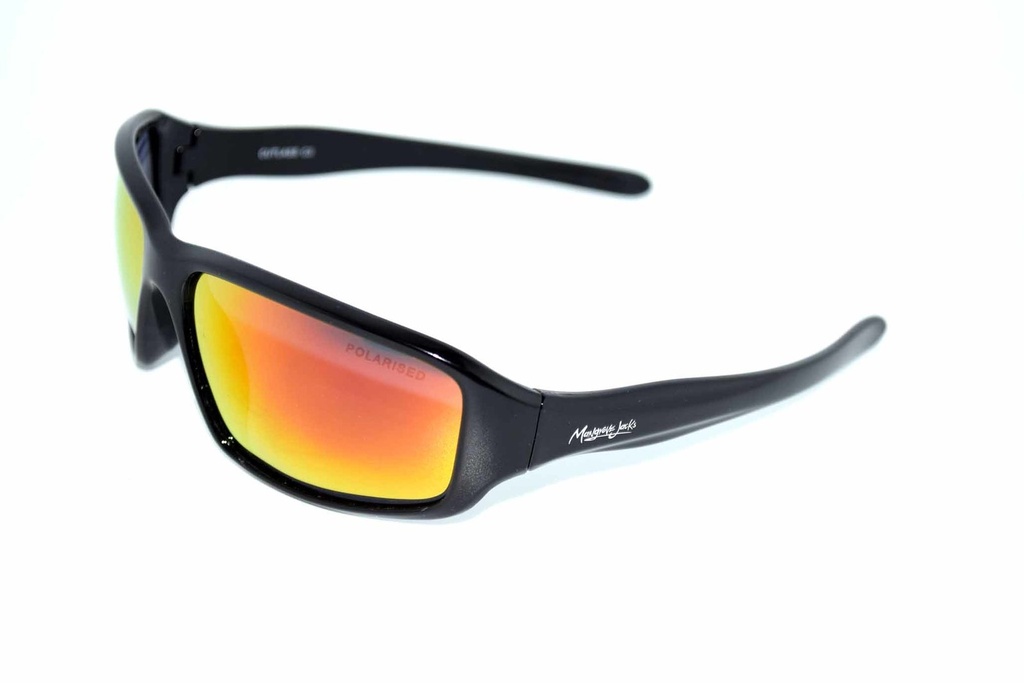 Mangrove Jacks Cutlass C3 Black / Red Revo Polarised Lenses