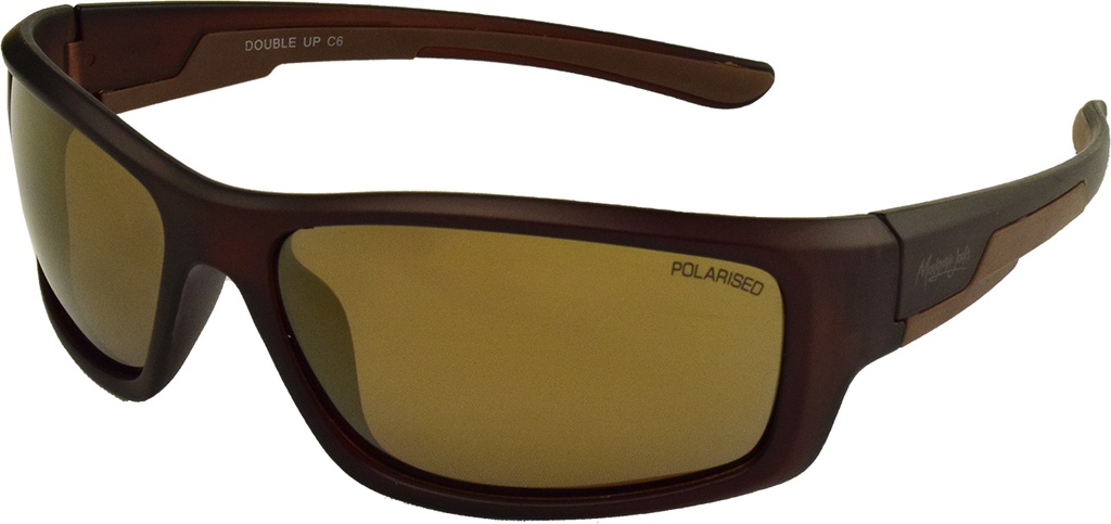 Mangrove Jacks Double Up C6 Matte Black / Gold Revo Polarised Lenses