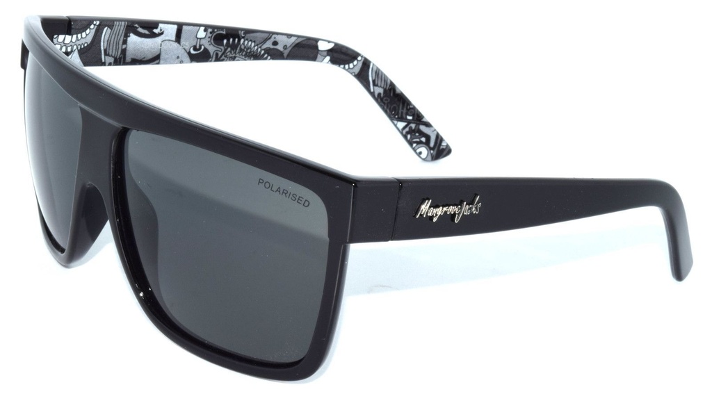 Mangrove Jacks Drydock C5 Black w Graffiti / Smoke Polarised Lenses