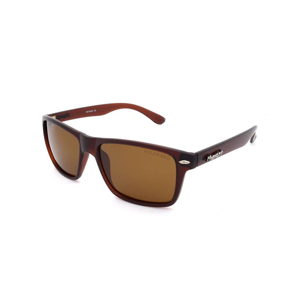 Mangrove Jacks Hitman C4 Crystal Brown / Brown Polarised Lenses