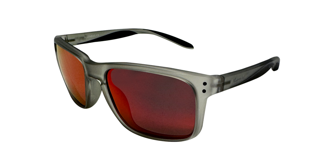 Mangrove Jacks Holyhead C3 Matte Crystal Smoke / Smoke With Red Revo Polarised Lenses