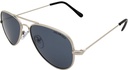 Mangrove Jacks Kids MJK011 C1 Silver & Black / Smoke Polarised Lenses