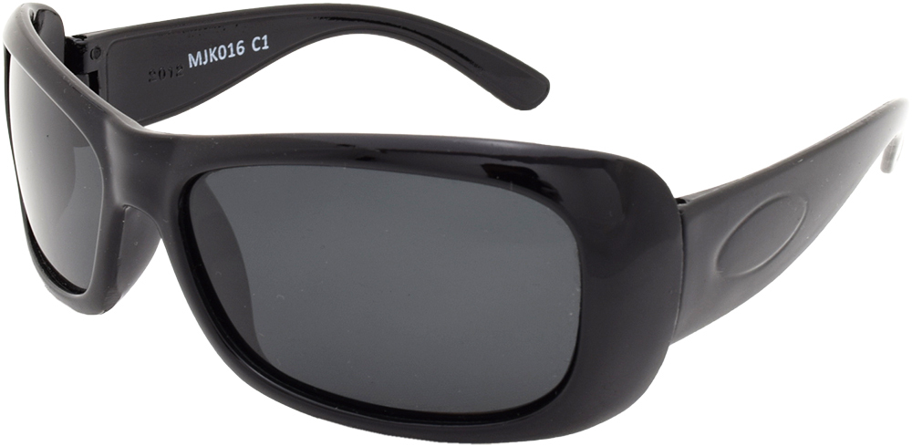 Mangrove Jacks Kids MJK016 C1 Black / Smoke Polarised Lenses