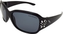 Mangrove Jacks Kids MJK018 C1 Black w Silver Butterfly / Smoke Polarised Lenses