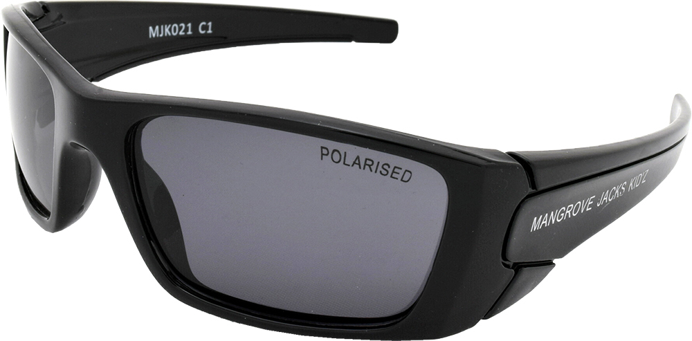 Mangrove Jacks Kids MJK021 C1 Black / Smoke Polarised Lenses