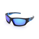 Mangrove Jacks Kids MJK042 C2 Black & Blue Rubber / Purple Revo Polarised Lenses