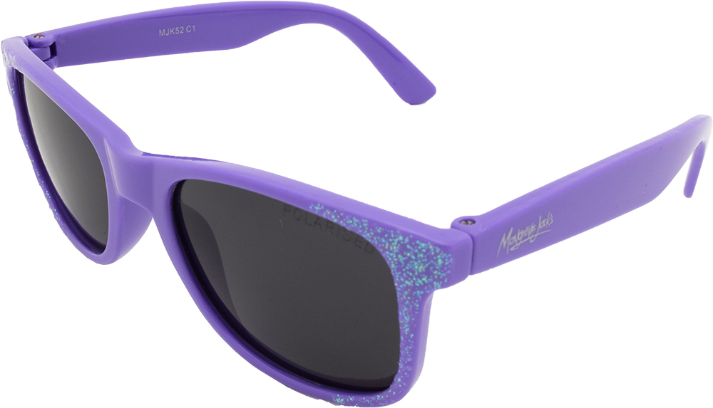 Mangrove Jacks Kids MJK052 C1 Light Lilac w Glitter / Smoke Polarised Lenses