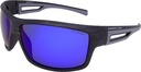 Mangrove Jacks Lombok C2 Matte Crystal Grey & Matte Black / Blue Revo Polarised Lenses