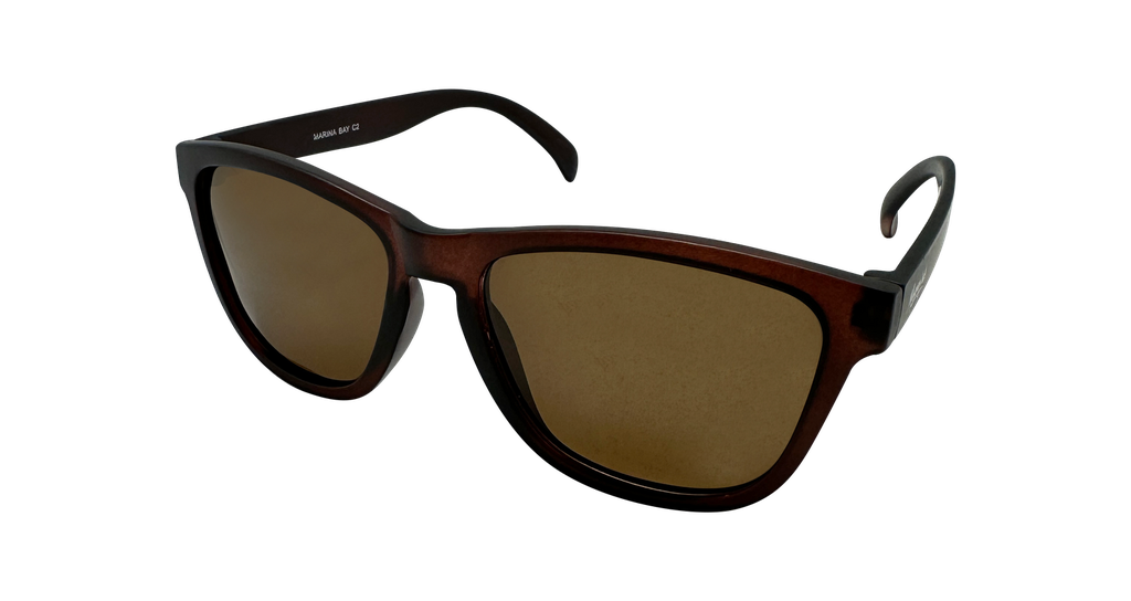 Mangrove Jacks Marina Bay C2 Matte Crystal Dark Brown / Brown Polarised Lenses