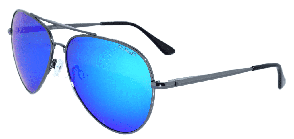 Mangrove Jacks Nautical C2 Gunmetal / Ice Blue Revo Polarised Lenses
