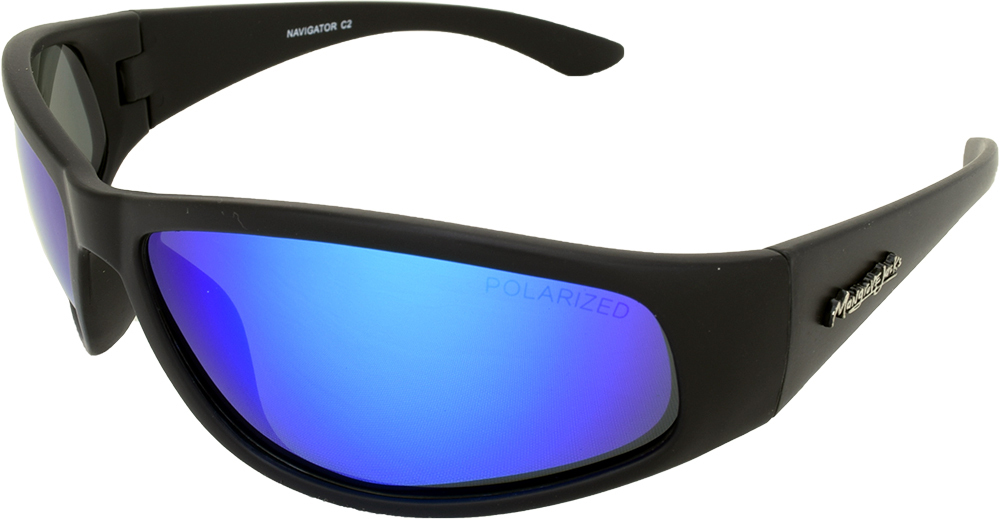 Mangrove Jacks Navigator C2 Black / Blue Revo Polarised Lenses