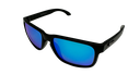 Mangrove Jacks Ned Kelly C8 Matte Black / Ice Blue Revo Polarised Lenses