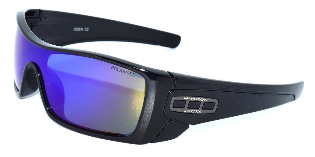 Mangrove Jacks Oden C2 Black / Blue Revo Polarised Lenses