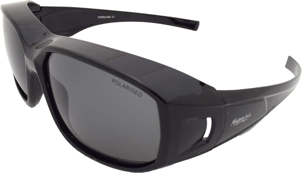 Mangrove Jacks Overload C1 Black / Smoke Polarised Lenses
