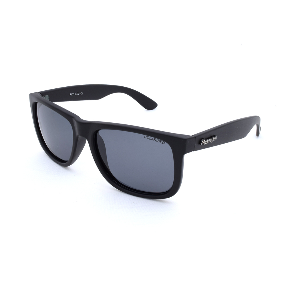 Mangrove Jacks Peg Leg C1 Black / Smoke Polarised Lenses