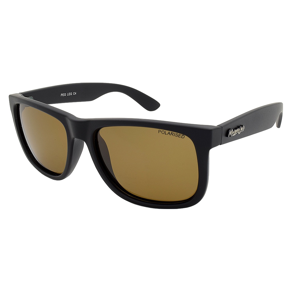 Mangrove Jacks Peg Leg C4 Black / Brown Polarised Lenses
