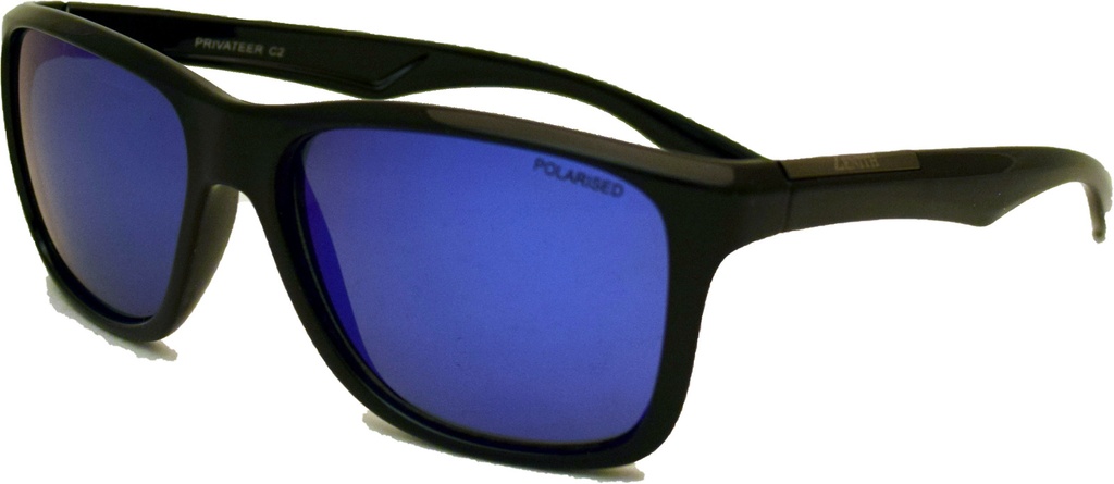 Mangrove Jacks Privateer C2 Black / Blue Revo Polarised Lenses