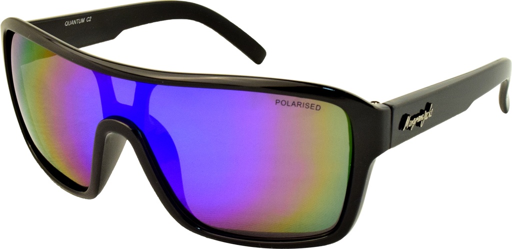 Mangrove Jacks Quantum C2 Black and Crystal Blue / Blue Revo Polarised Lenses