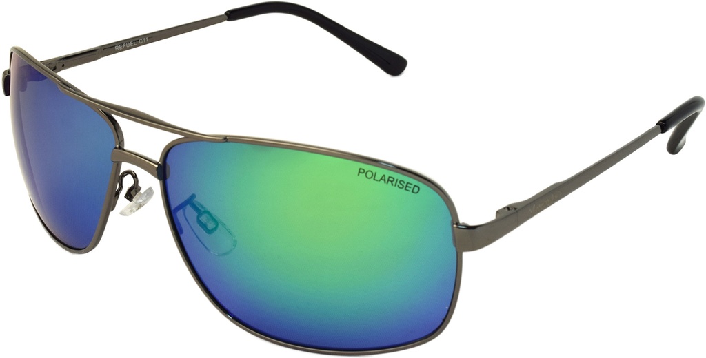 Mangrove Jacks Refuel C11 Gunmetal / Green Revo Polarised Lenses