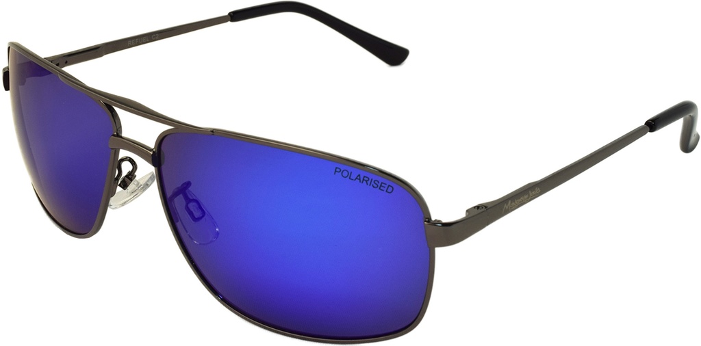 Mangrove Jacks Refuel C2 Gunmetal / Blue Revo Polarised Lenses