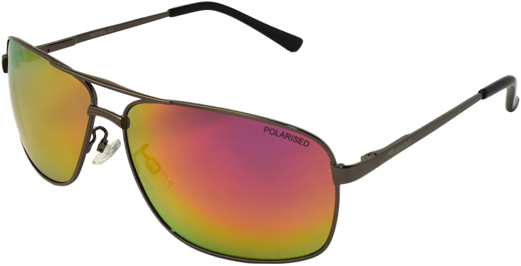 Mangrove Jacks Refuel C3 Gunmetal / Black Red Revo Polarised Lenses