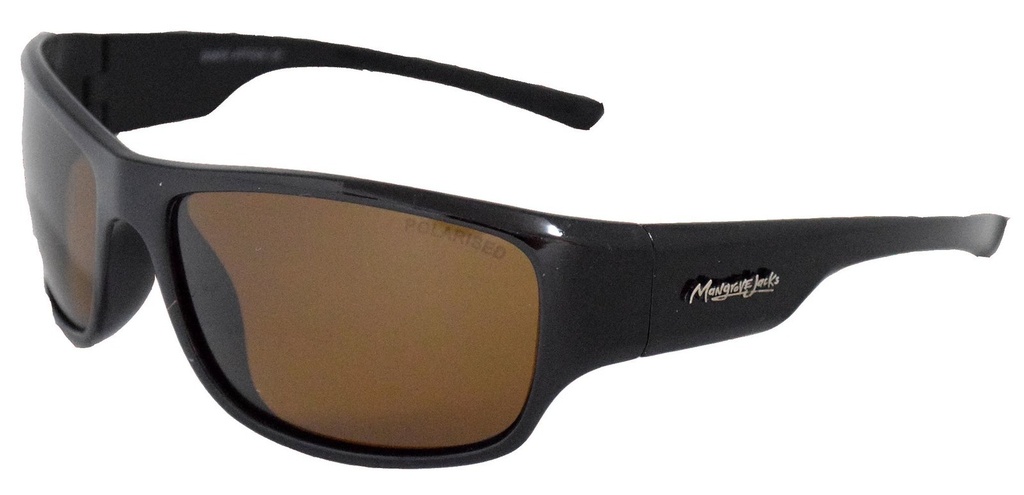 Mangrove Jacks Shark Attack C4 Black / Brown Polarised Lenses